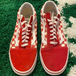Checkered vans size 10 used (No box)